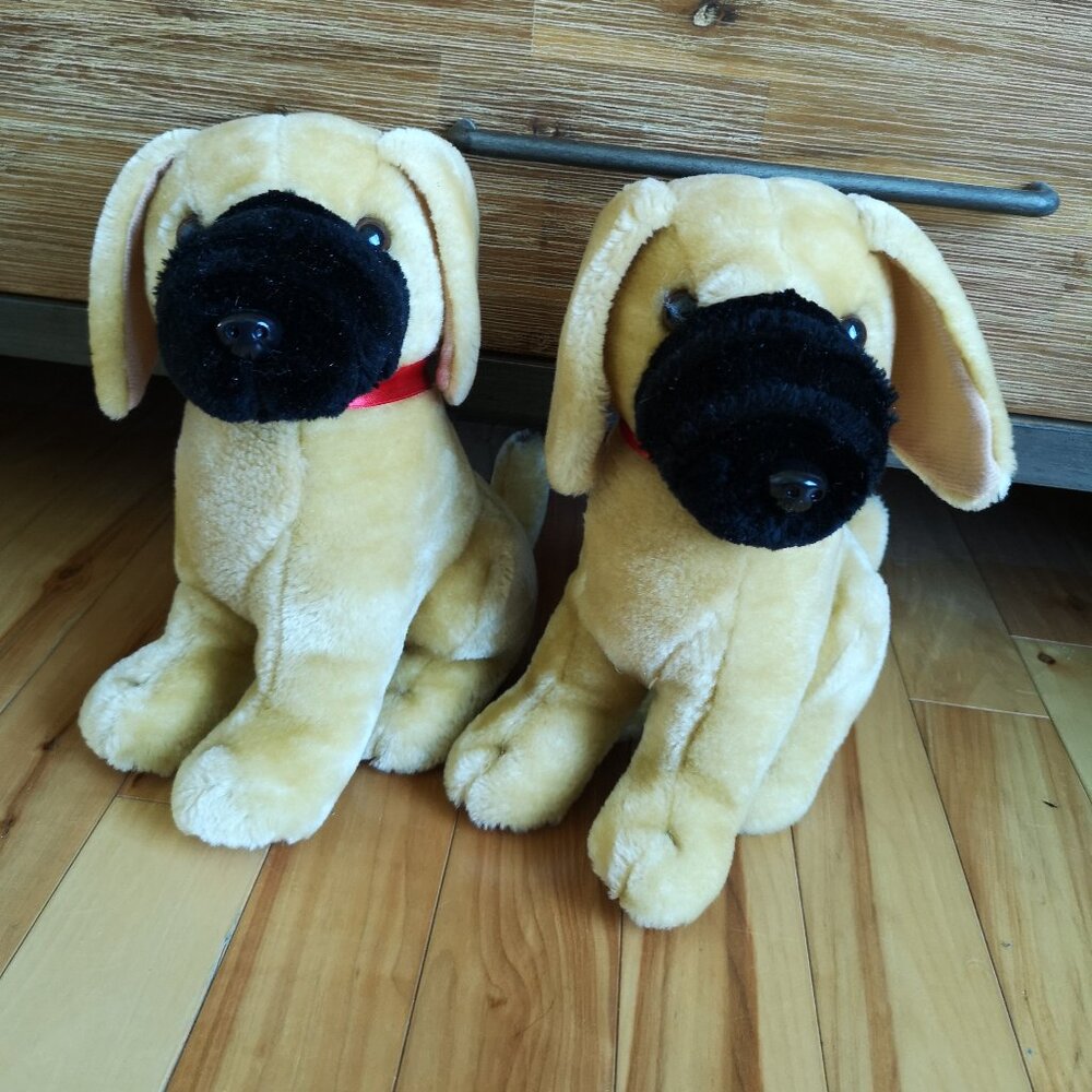 VINTAGE 2004 Dog Stuffed Animal - Lot of 2